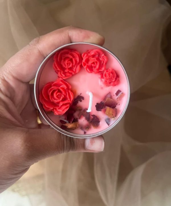 Personalized Flower & Scented Candles | Custom Floral Designs with Your Favorite Fragrance - Image 2