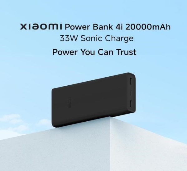 Xiaomi Power Bank 4i 20000mAh 33W Fast Charging - Triple Output Ports, PD & QC 3.0 - Image 2